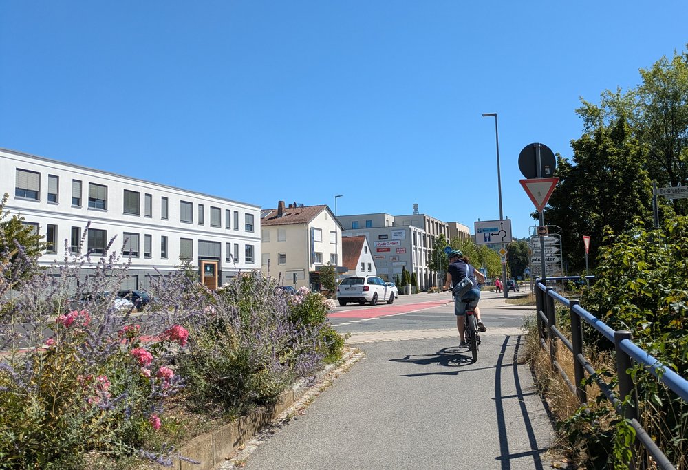 Radfahrer in der Verkehrsplanung vergessen